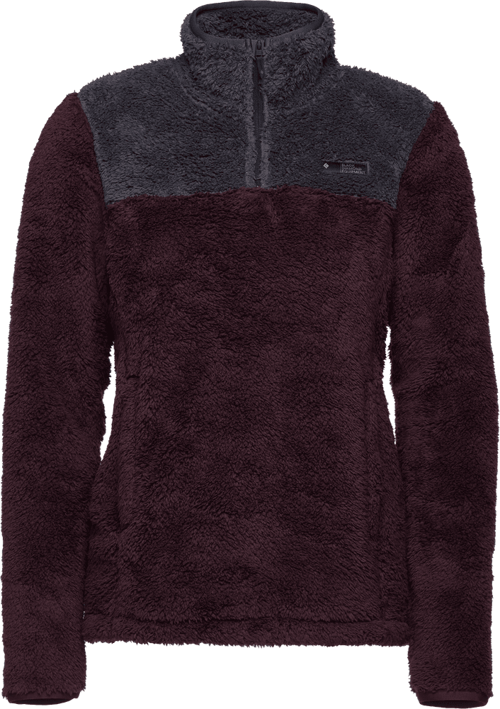 W's Roadie Qtr Zip Fleece Bordeaux-Carbon, view: 0