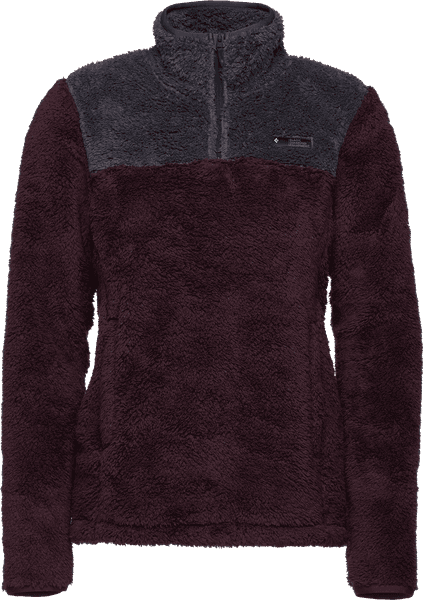 W's Roadie Qtr Zip Fleece Bordeaux-Carbon, view: 0