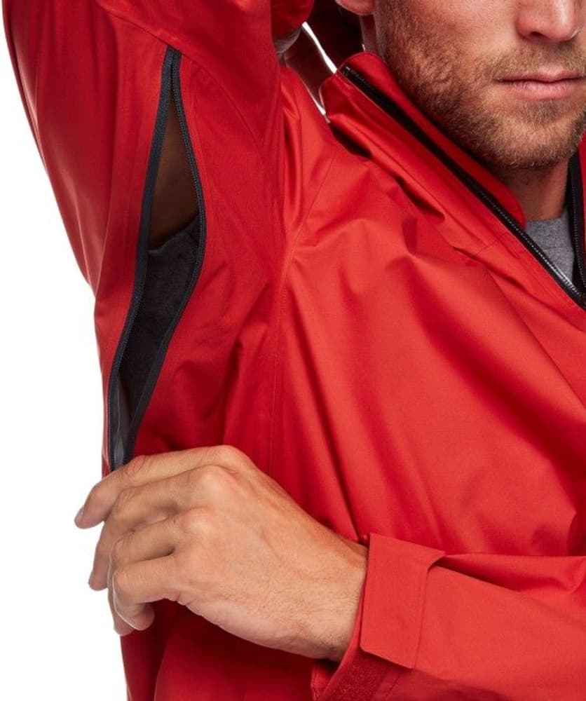 M's Stormline Stretch Rain Shell Red Rock, view: 7