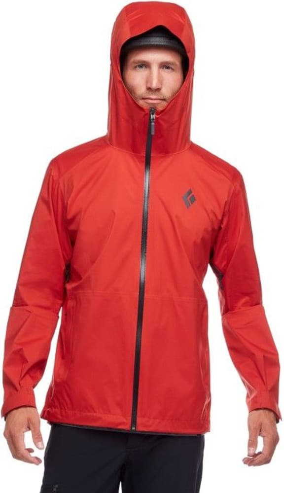 M's Stormline Stretch Rain Shell Red Rock, view: 1