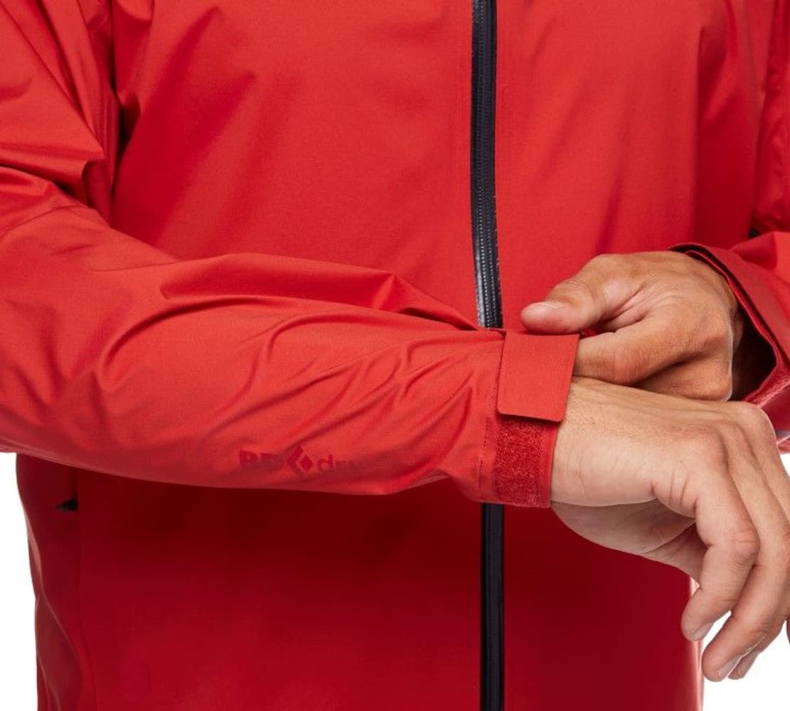 M's Stormline Stretch Rain Shell Red Rock, view: 5