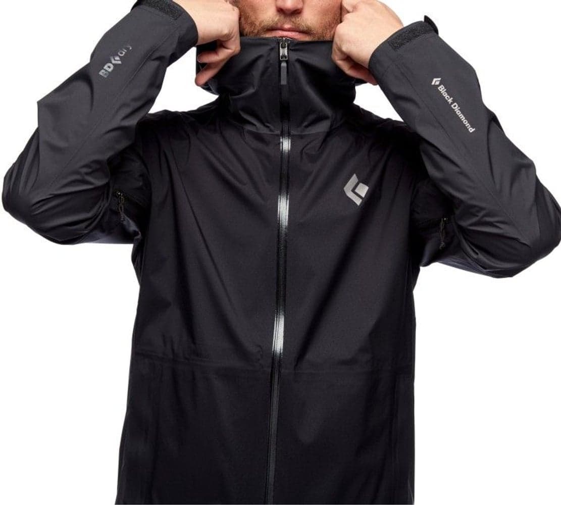 M's Stormline Stretch Rain Shell Black, view: 7