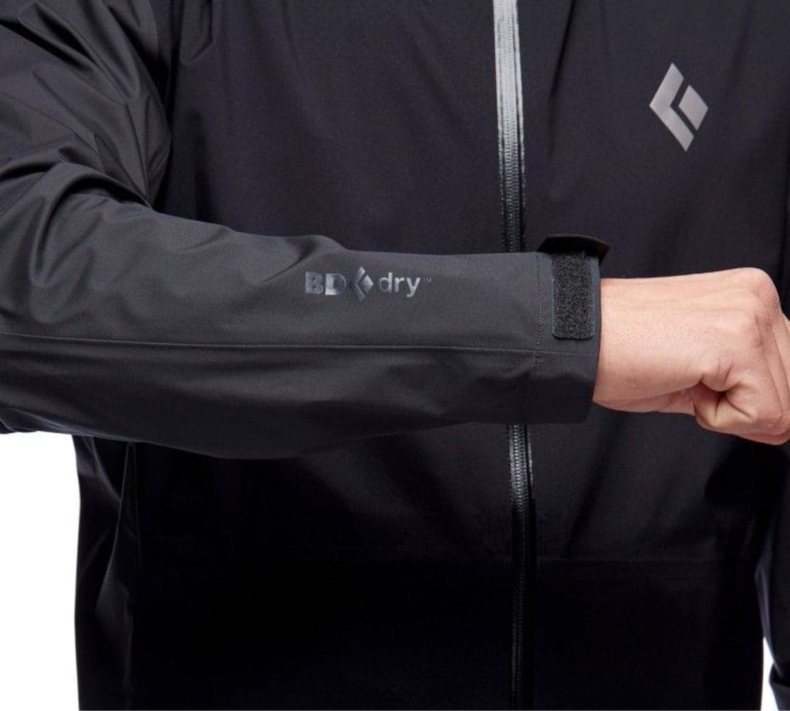 M's Stormline Stretch Rain Shell Black, view: 8