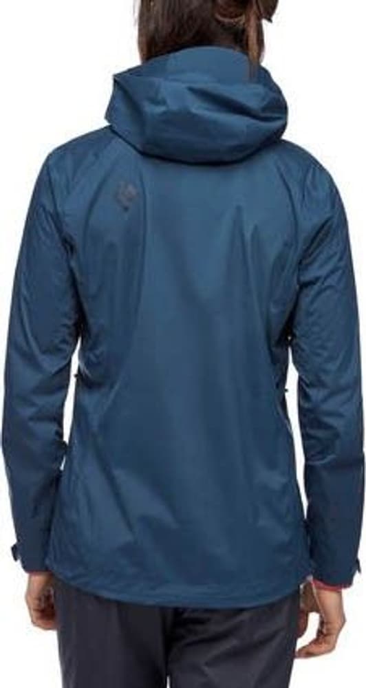 W's Stormline Stretch Rain Shell Black, view: 2