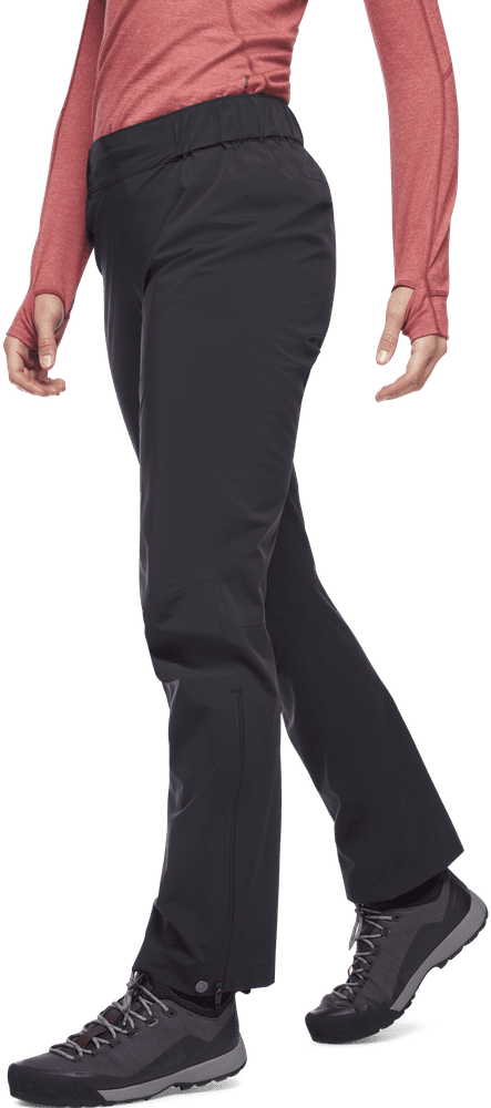 W's Stormline Stretch Rain Pants Black, view: 2