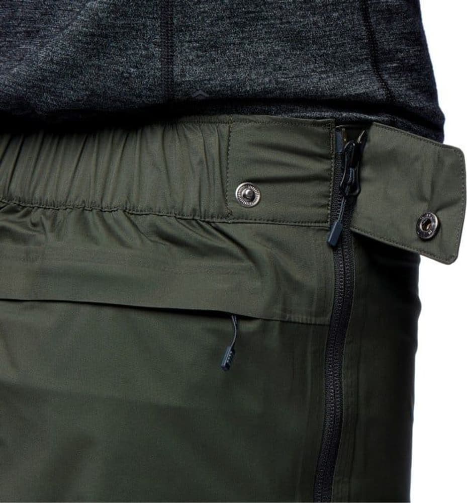 M's Stormline Str Fl Zp Rn Pants Black, view: 4