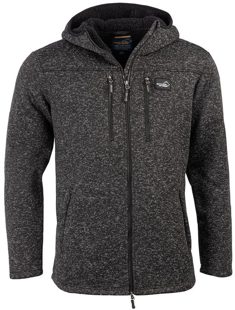 Arrak M's Pile Hood Black, view: 0