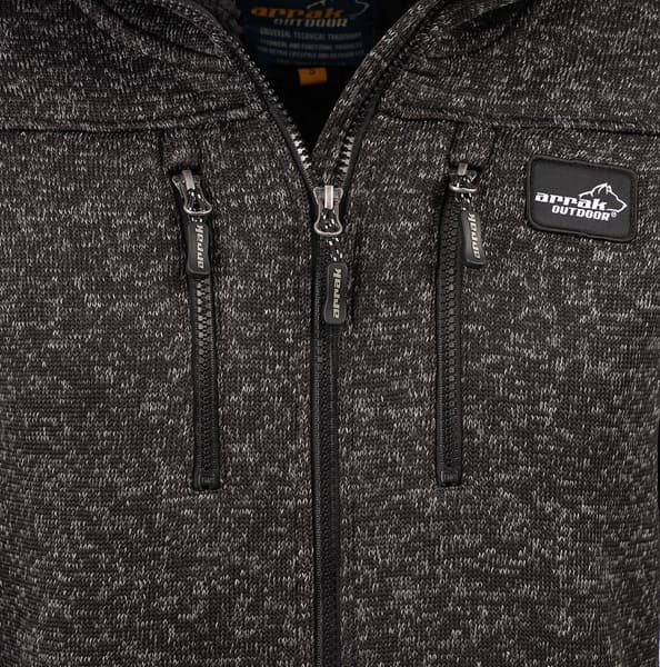 Arrak W's Pile Hood Black, view: 4