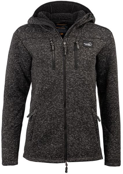 Arrak W's Pile Hood Black, view: 0