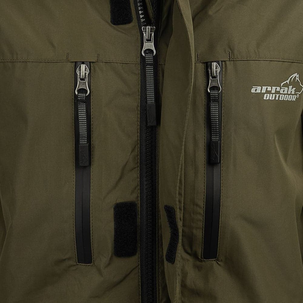 Arrak M's Rain Jacket Olive, view: 4