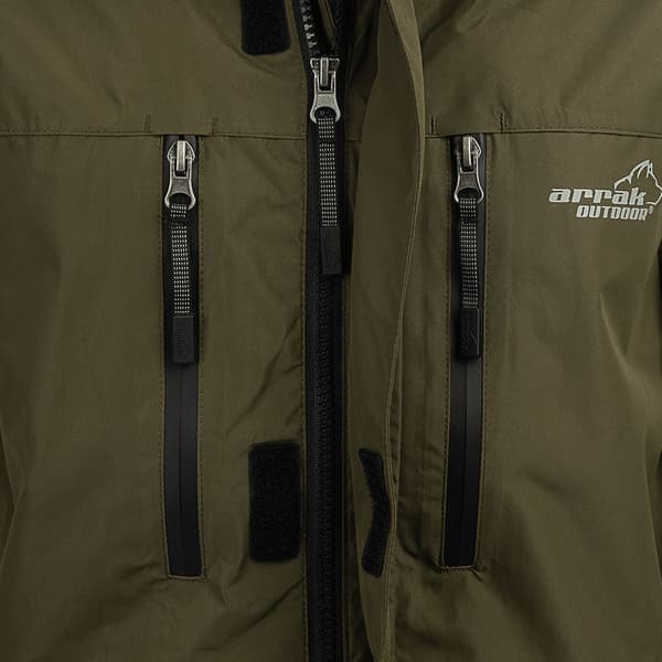 Arrak M's Rain Jacket Olive, view: 4