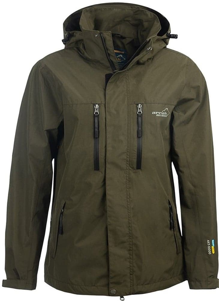 Arrak M's Rain Jacket Olive, view: 0