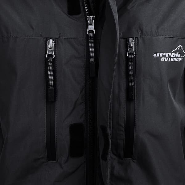 Arrak M's Rain Jacket Black, view: 4