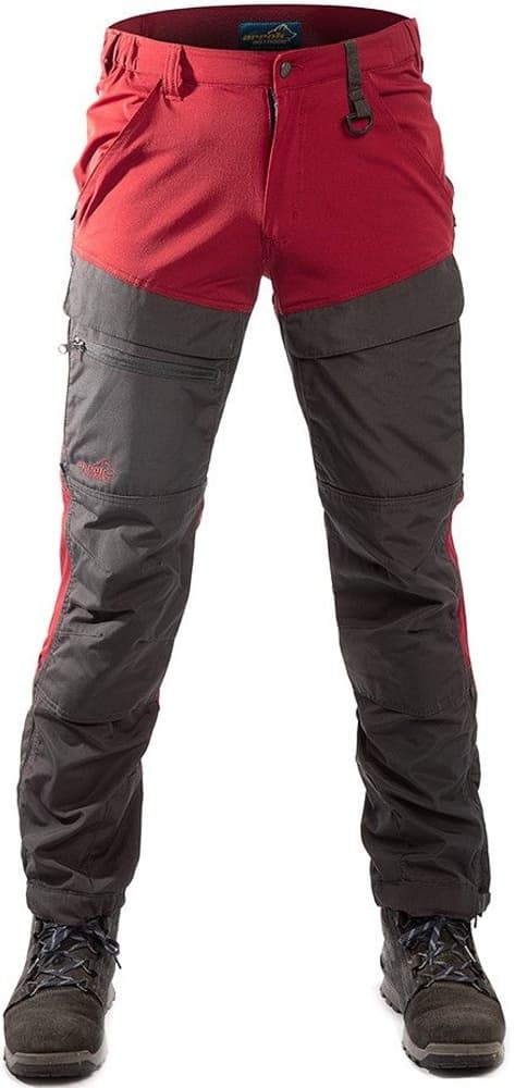 Arrak M's Hybrid Pant Dark Red, view: 0