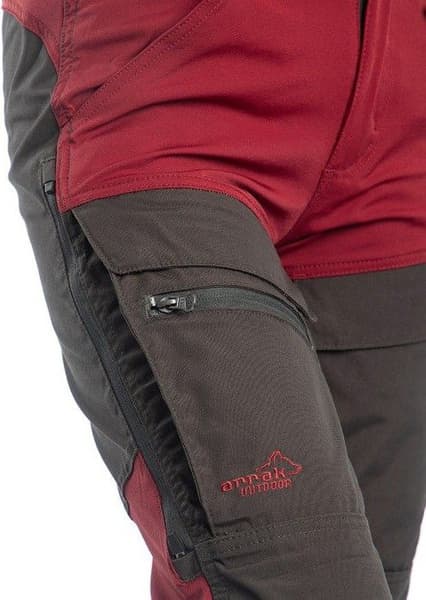 Arrak Hybrid Pant Lady Dk. Red, view: 3