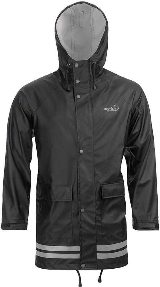 Arrak Unisex Raincoat Black, view: 1
