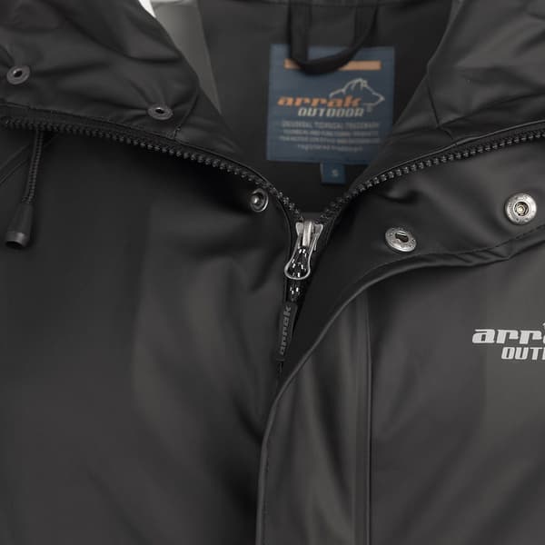 Arrak Unisex Raincoat Black, view: 4