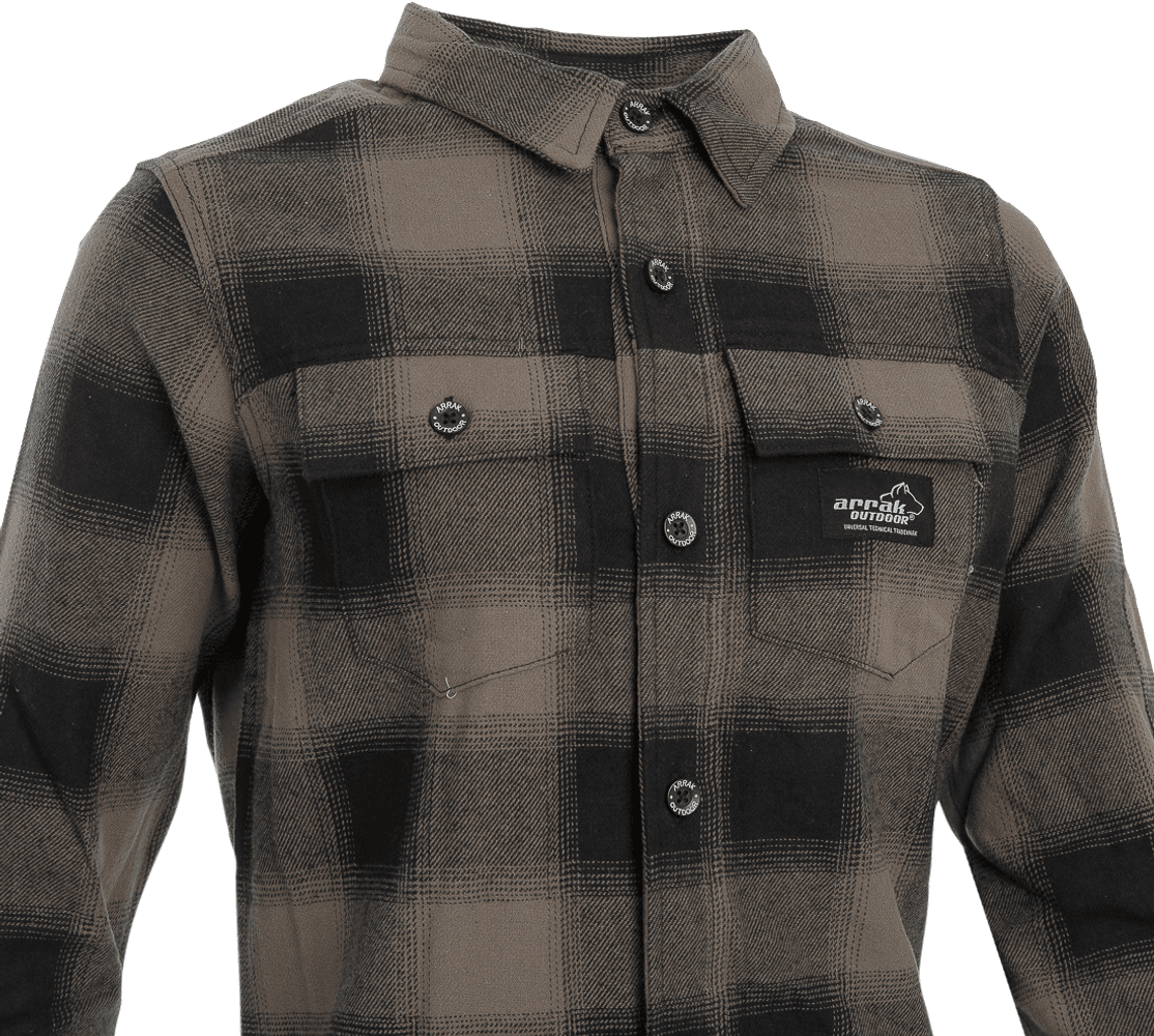 Arrak W's Flannel Shirt Brown, view: 3