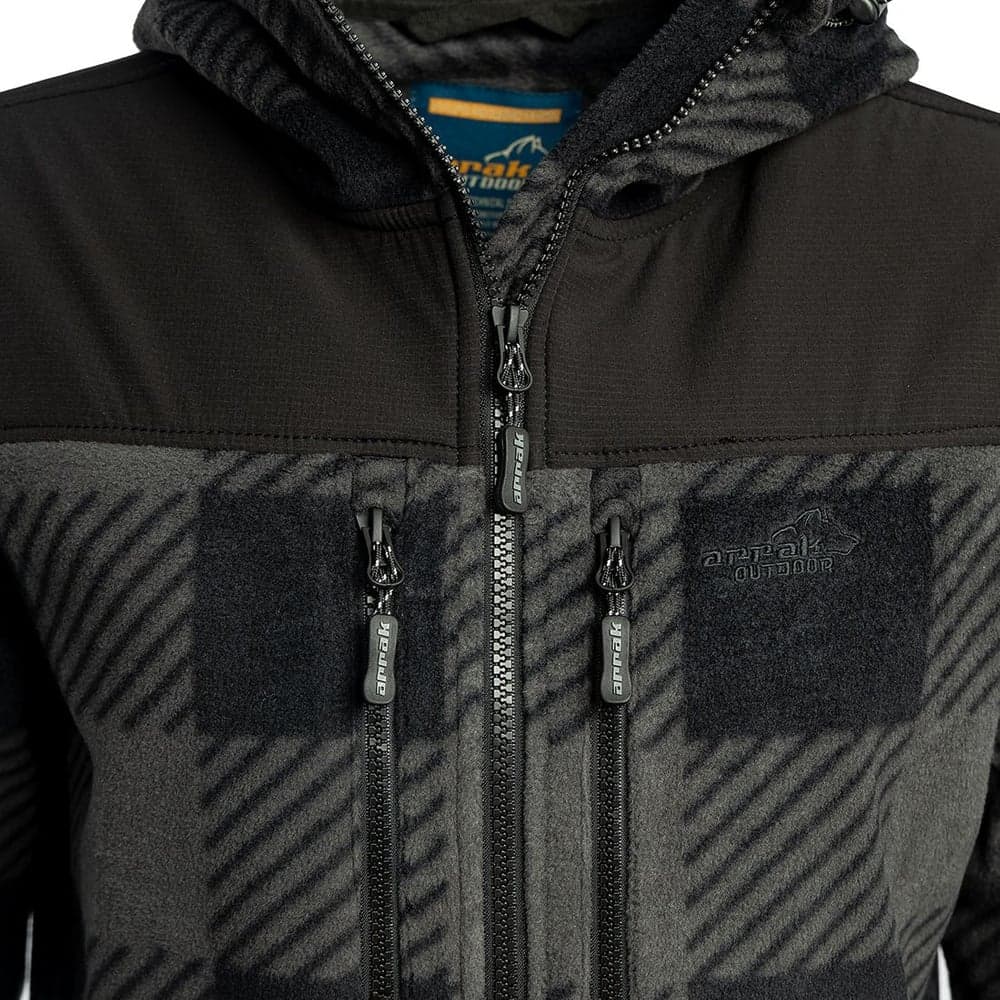 Arrak Unisex Canada Fleece Grey/Black, view: 5