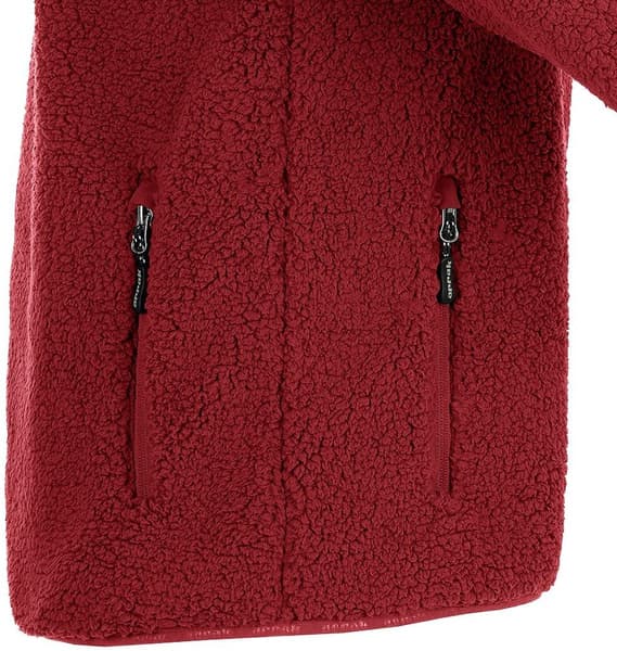 Arrak M's Sherpa Fleece Jacket Dark Red, view: 5