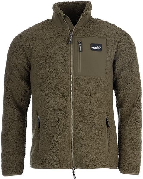 Arrak M's Sherpa Fleece Jacket Olive, view: 1