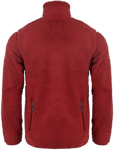 Arrak M's Sherpa Fleece Jacket Dark Red, view: 3
