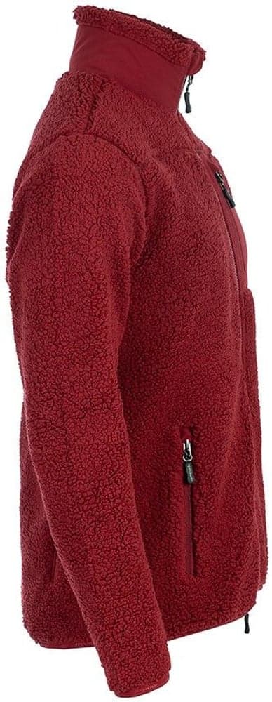 Arrak M's Sherpa Fleece Jacket Dark Red, view: 2