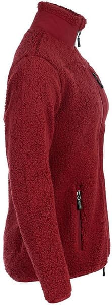 Arrak W's Sherpa Fleece Jacket Dark Red, view: 2