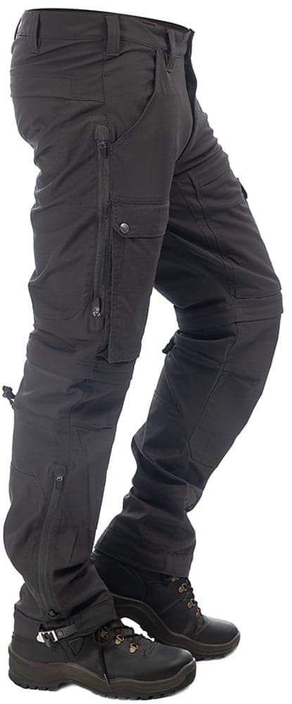 Arrak M's Flexible Zip Off Pant Anthracite, view: 1
