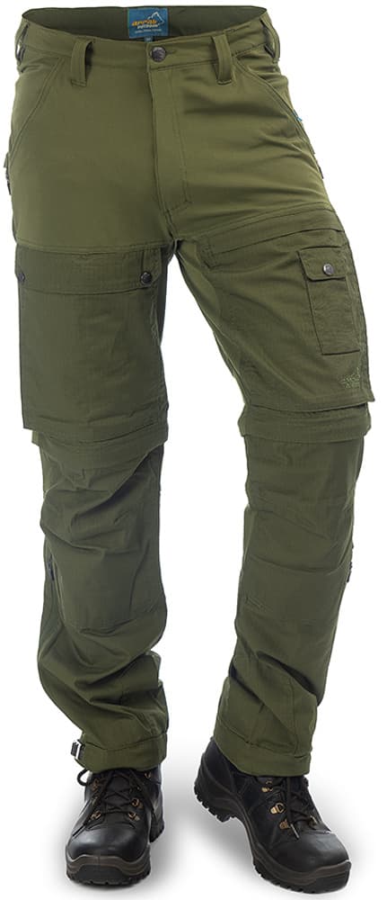 Arrak M's Flexible Zip Off Pant Green, view: 0