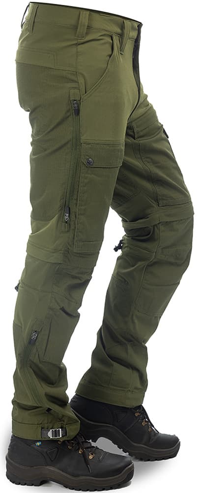 Arrak M's Flexible Zip Off Pant Green, view: 1