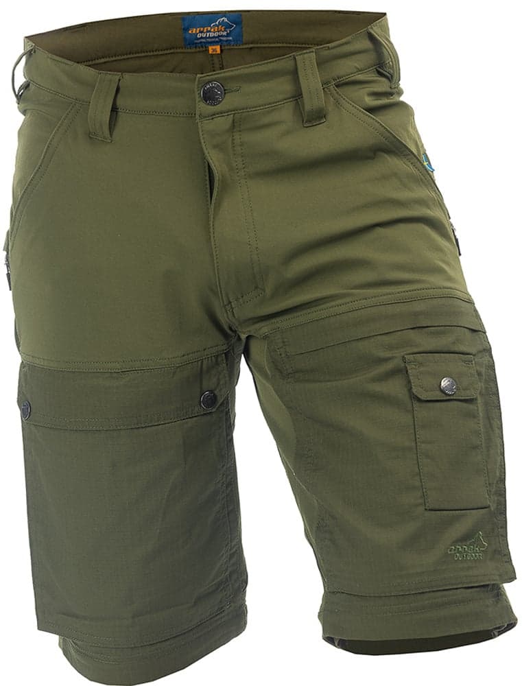 Arrak M's Flexible Zip Off Pant Green, view: 6