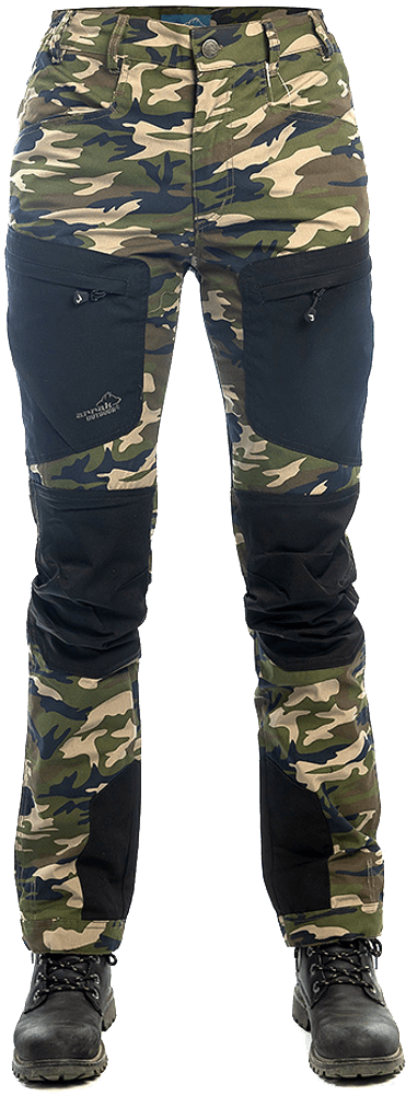 Arrak W's Active Stretch Pants Camo, view: 0