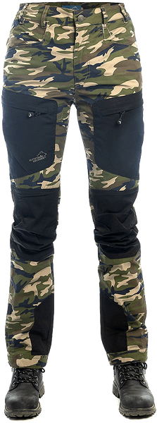 Arrak W's Active Stretch Pants Camo, view: 0