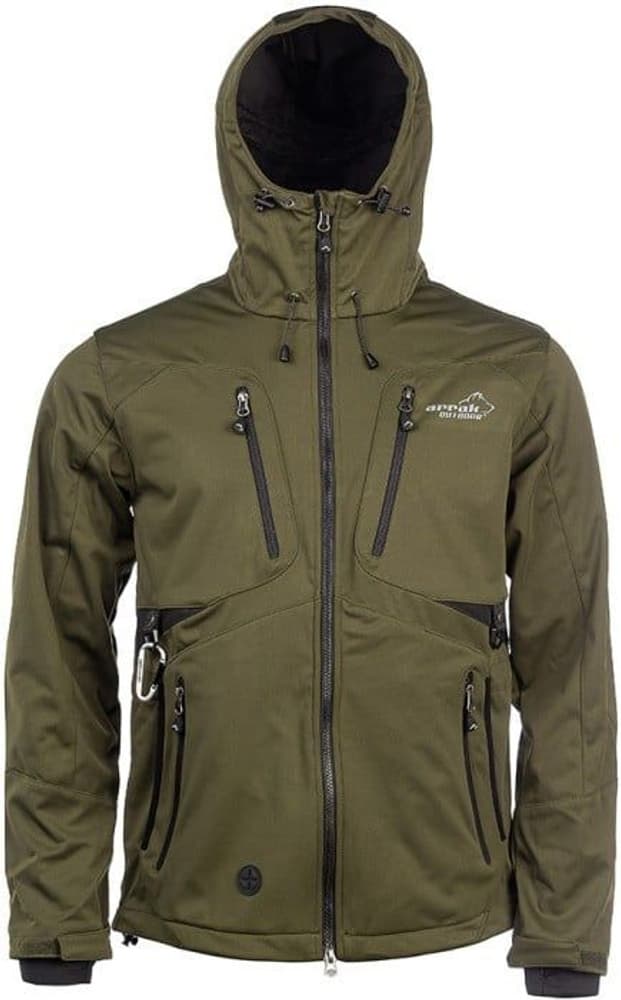 Arrak M's Softshelljacket Akka Olive, view: 1