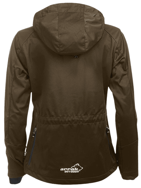 Arrak W's Akka Softshell Jacket Brown, view: 2
