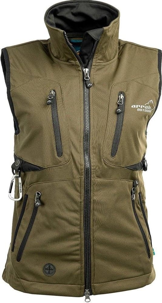 Arrak W's Acadia Softshell Vest Olive, view: 0