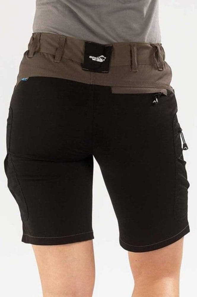Arrak Active Stretch Shorts Dame Brun, view: 4
