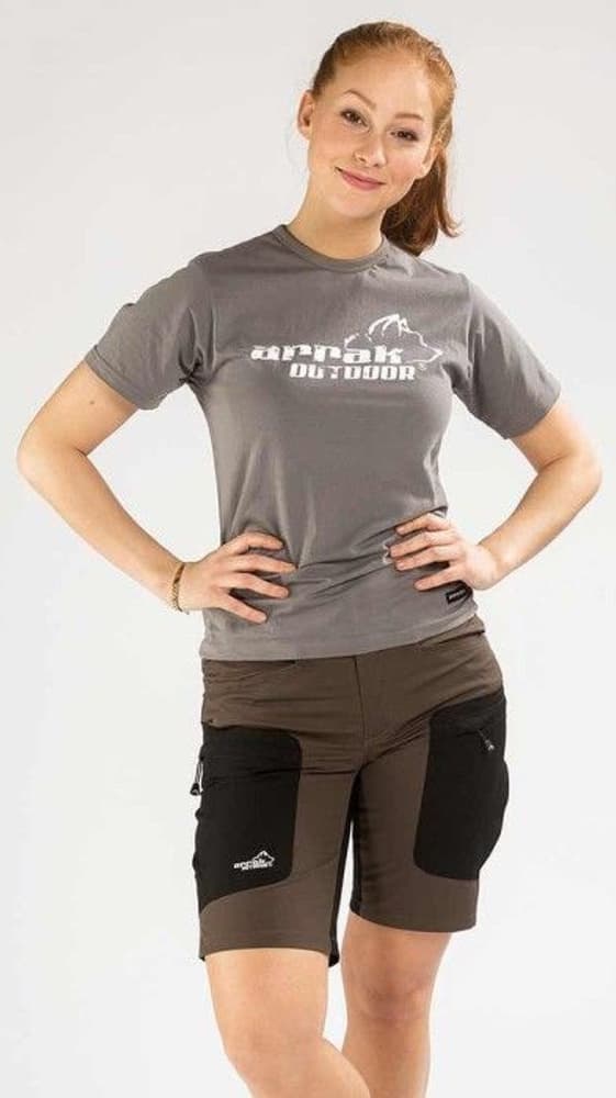 Arrak Active Stretch Shorts Dame Brun, view: 6