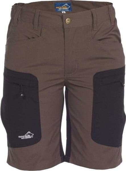 Arrak Active Stretch Shorts Dame Brun, view: 0
