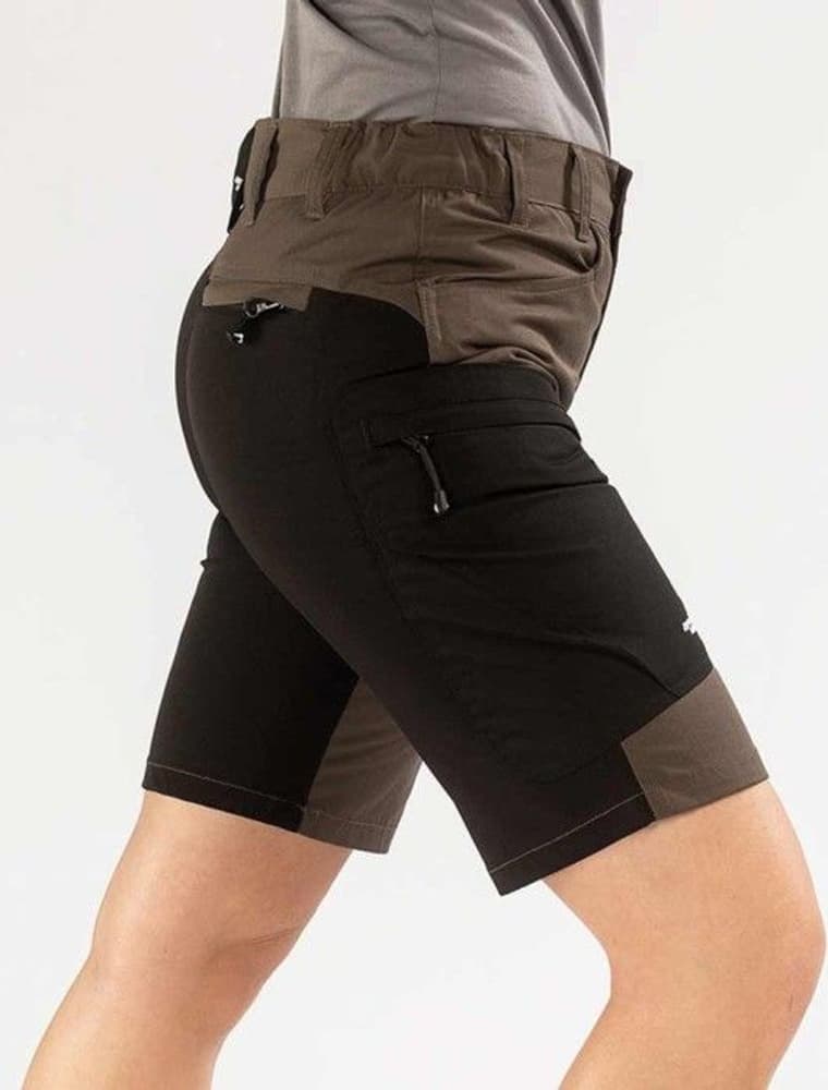 Arrak Active Stretch Shorts Dame Brun, view: 3
