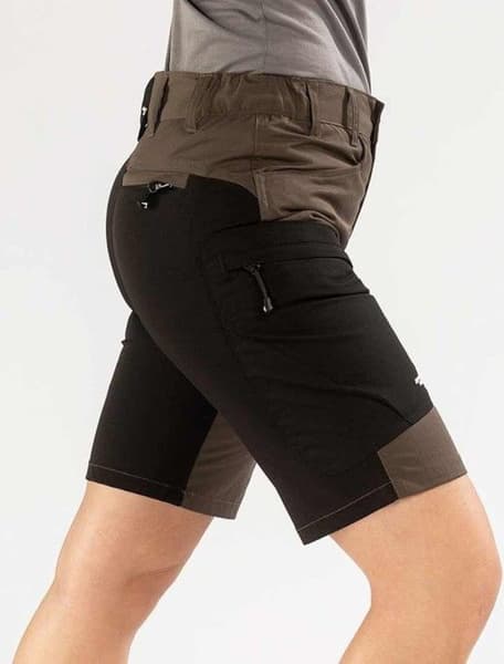 Arrak Active Stretch Shorts Dame Brun, view: 3