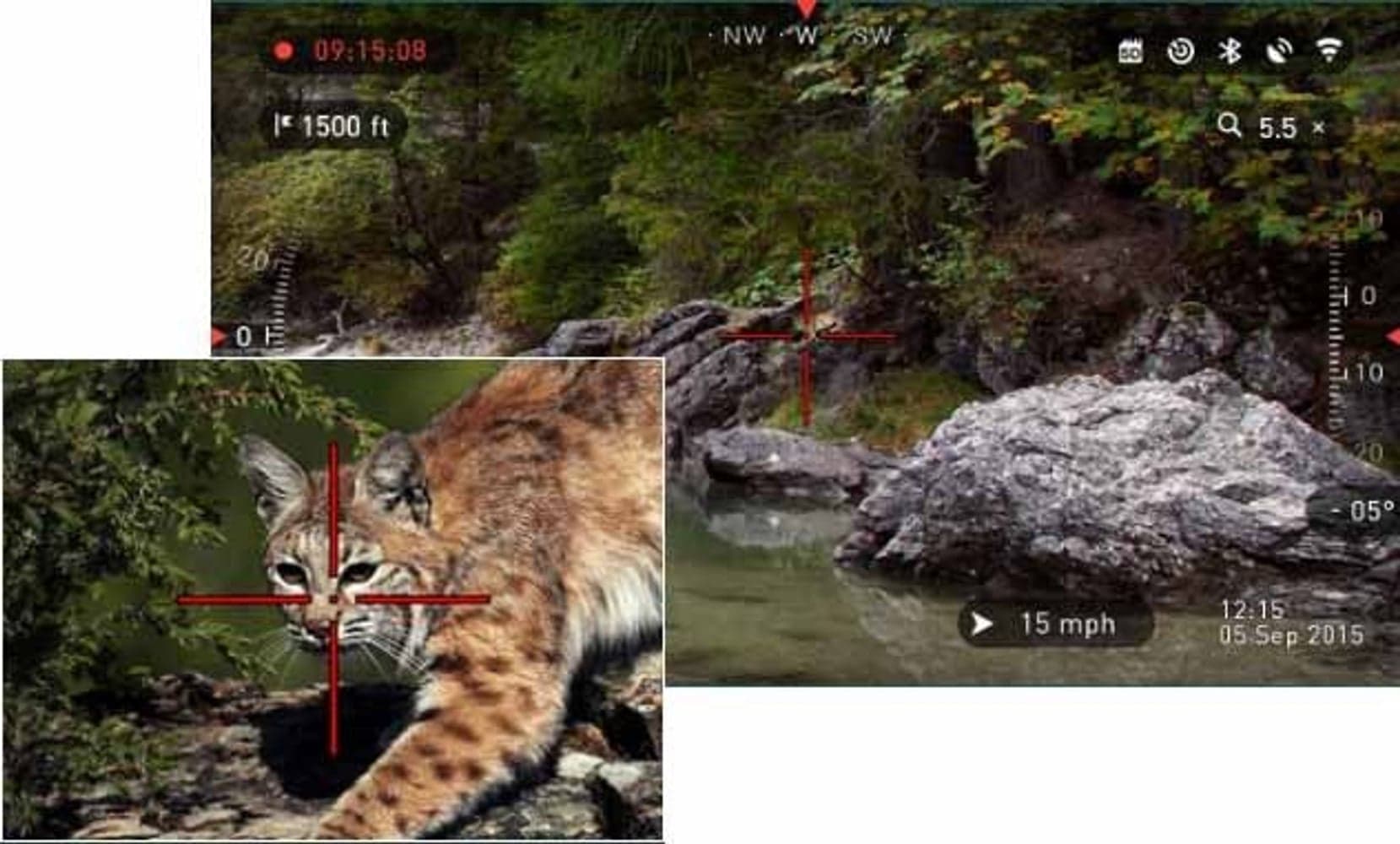 ATN X-Sight-4K HD 5-20xPro Edition Smart Day/Night Hunting Rifle Scope with Full HD Video rec, WiFi, GPS, Smooth zoom and Smartphone controlling through iOS or Android Apps, view: 11