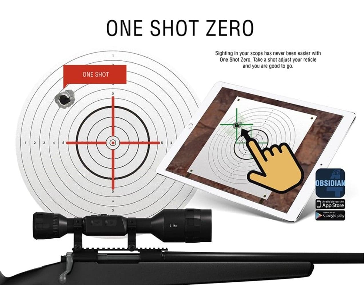 ATN X-Sight-4K HD 5-20xPro Edition Smart Day/Night Hunting Rifle Scope with Full HD Video rec, WiFi, GPS, Smooth zoom and Smartphone controlling through iOS or Android Apps, view: 6