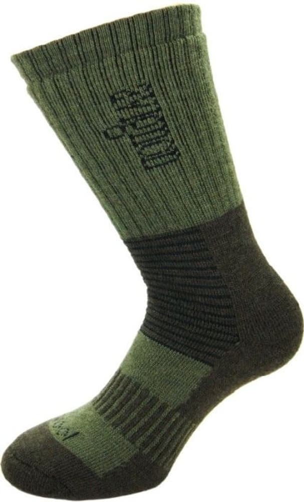Mid Grønn Merinoullsstrømpe UX, view: 0