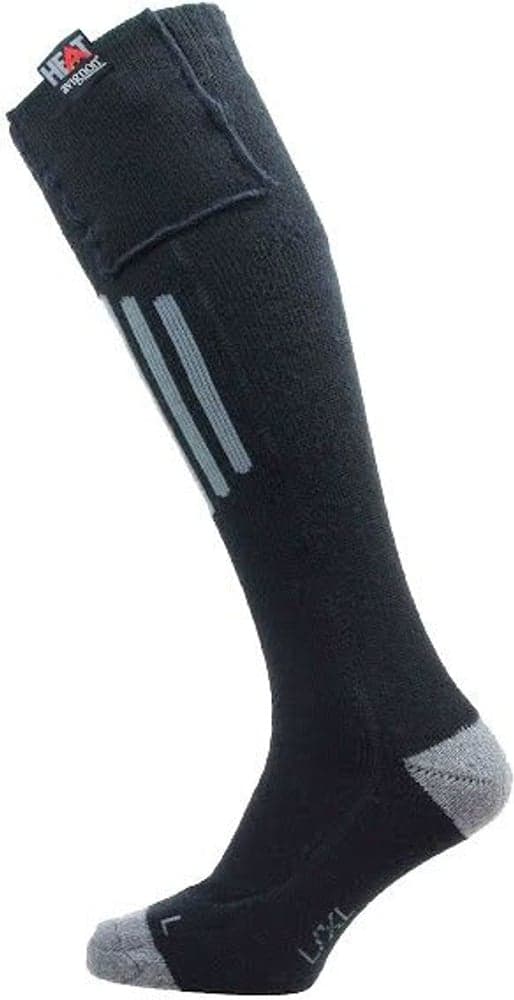 Unisex Heat Socks w. AA-battery Black, view: 0