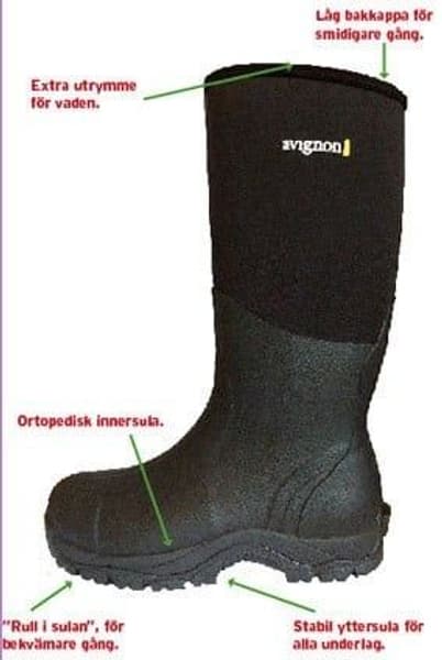 Ridge High Neoprenstøvler -60°C UX Svart, view: 2