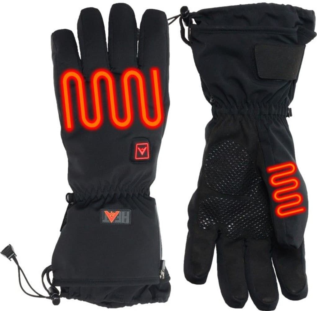 Varmehansker Lang, Inkl Powerbank Svart, view: 1