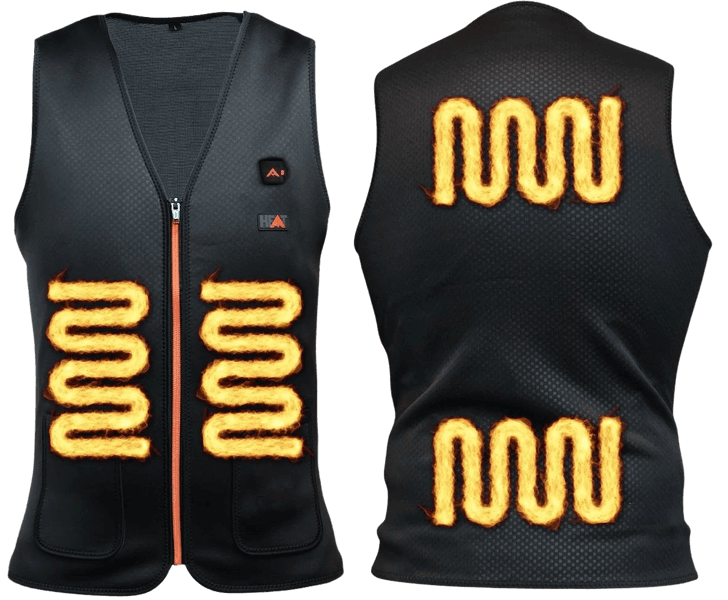 Värmeväst Tunn V-Ringad Xtrm Edition Basic Black, view: 2