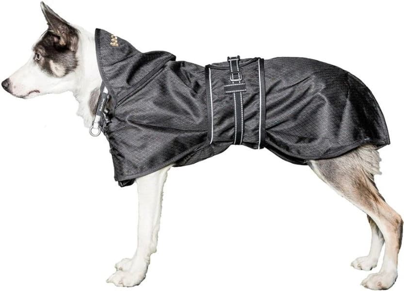 Back on Track Hunderegndekken uten fylling Svart 27-40 cm, view: 2